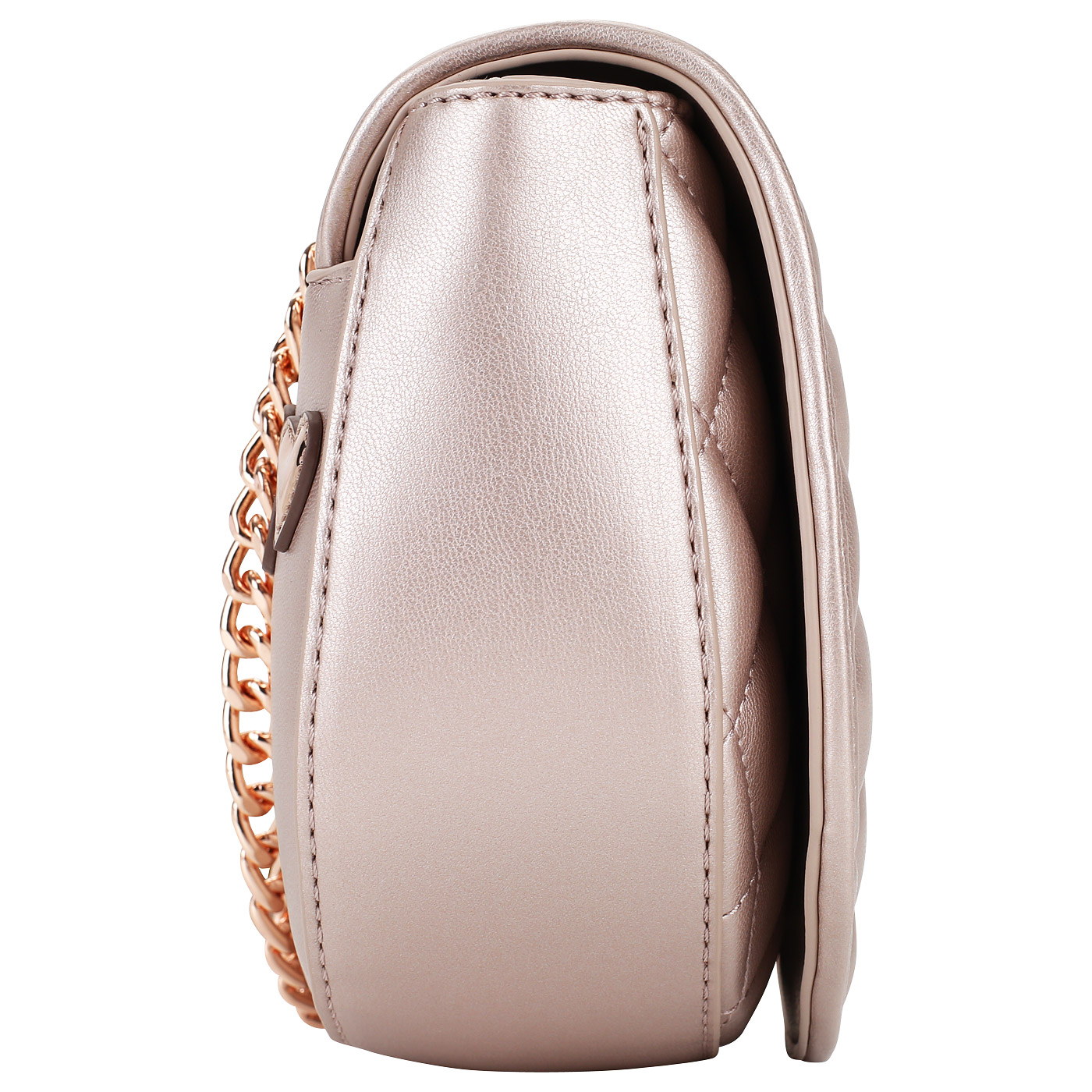 Женская сумочка-седло Love Moschino Quilted Metallic