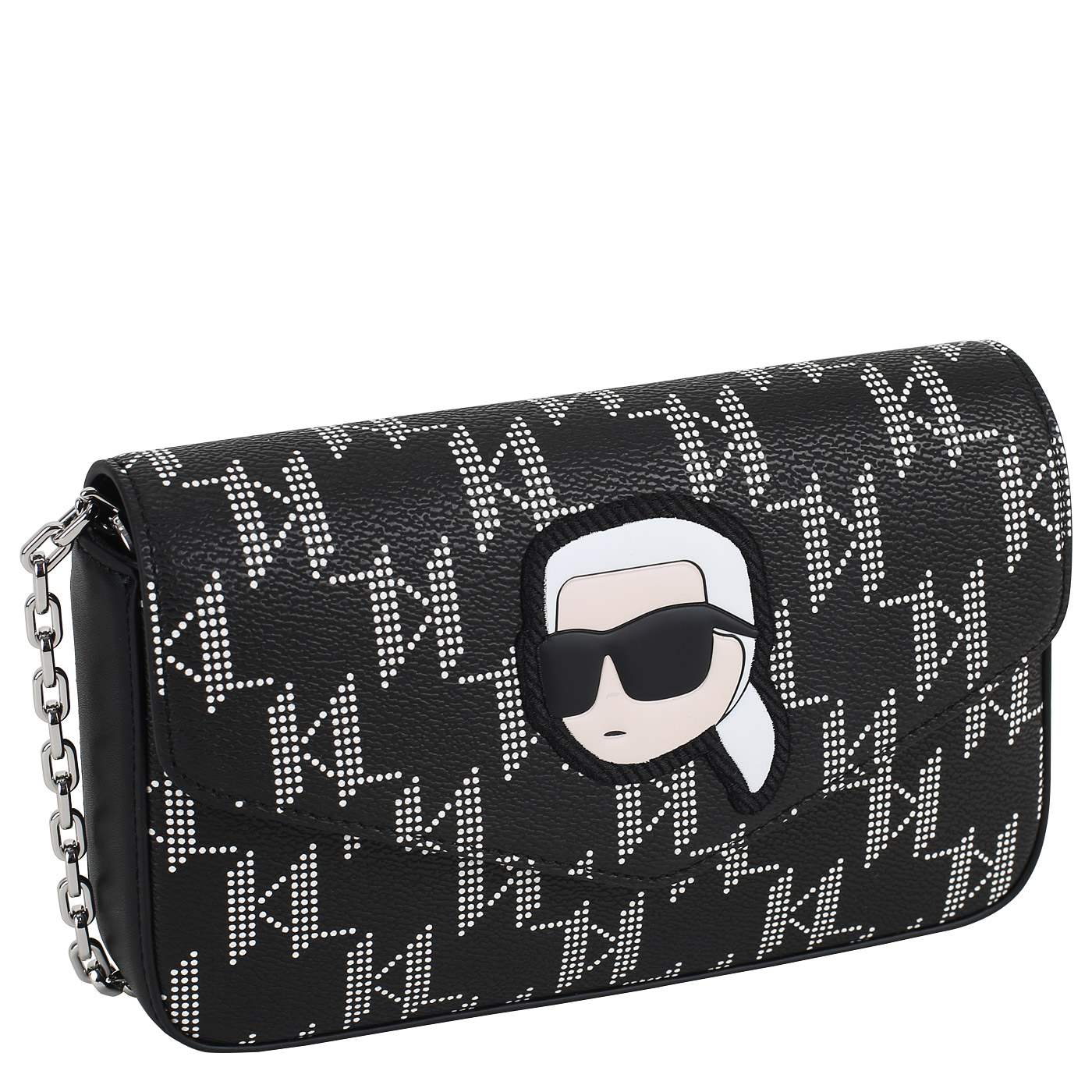 Сумка через плечо с цепочкой Karl Lagerfeld Ikonik 2.0