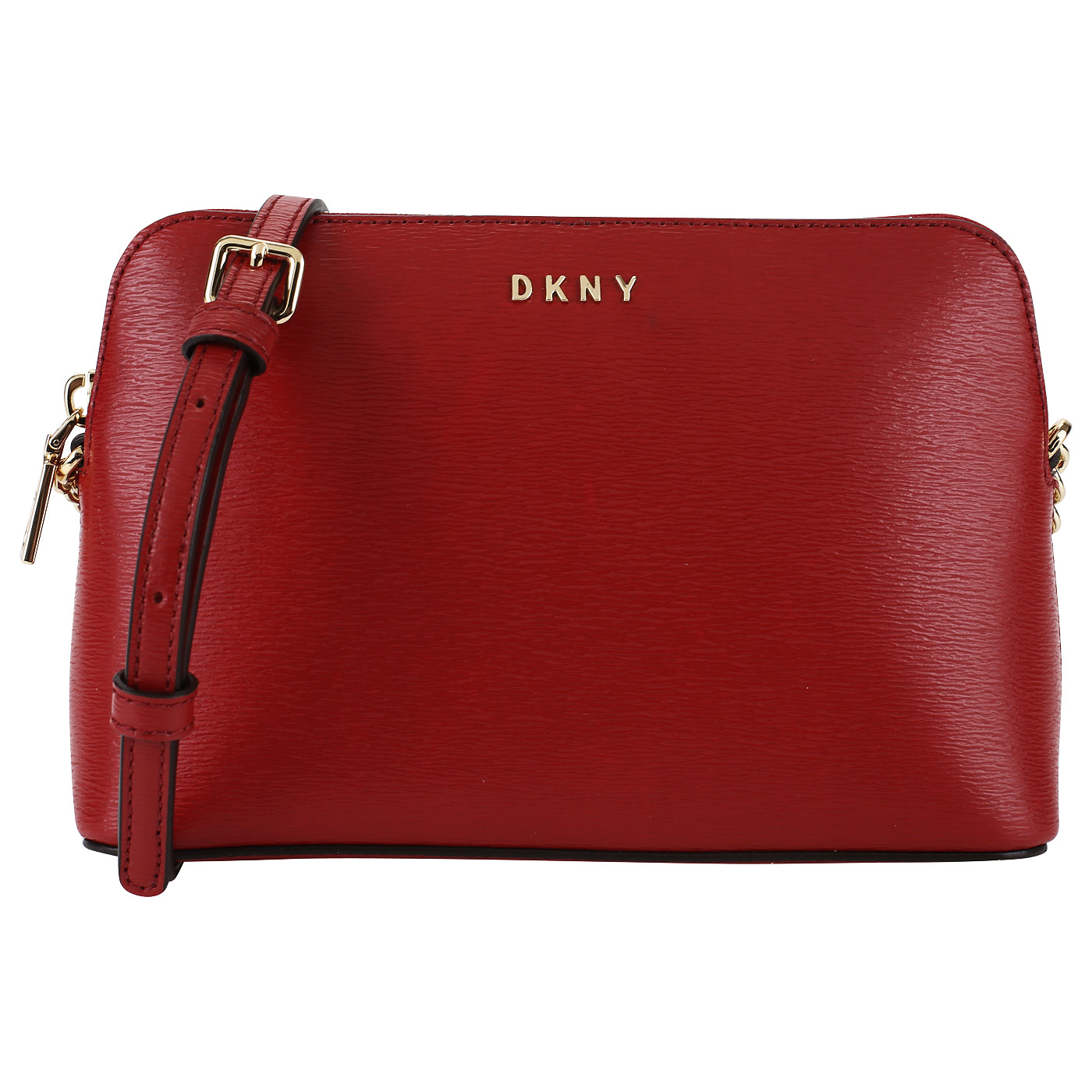 DKNY Красная тисненая сумочка