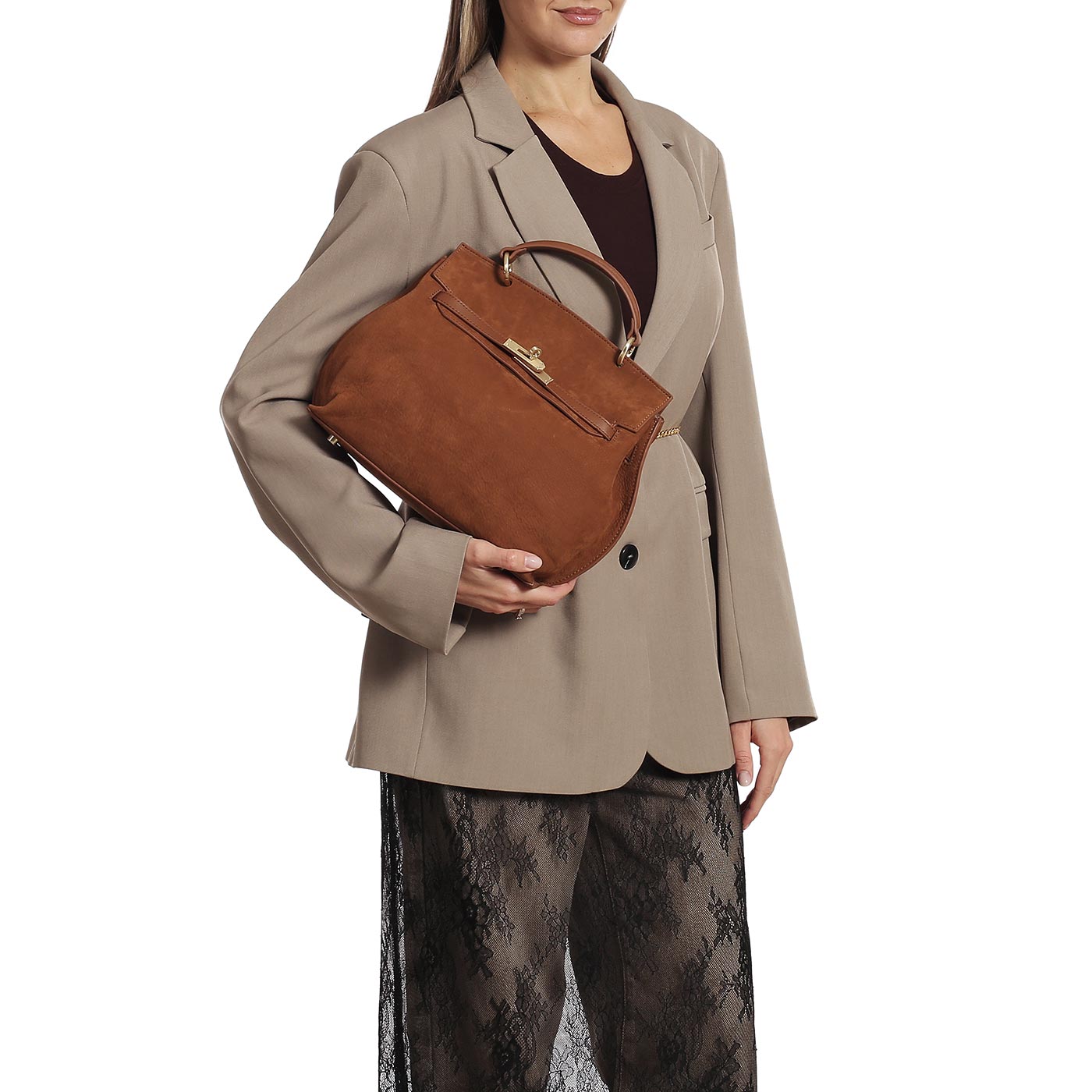 Кожаная сумка Curanni 