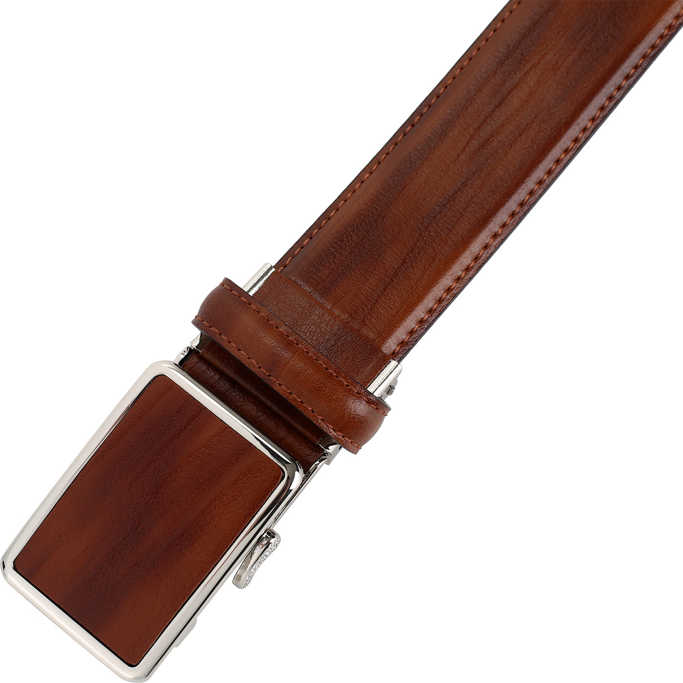 Ремень из коричневой кожи Anthoni Crown 