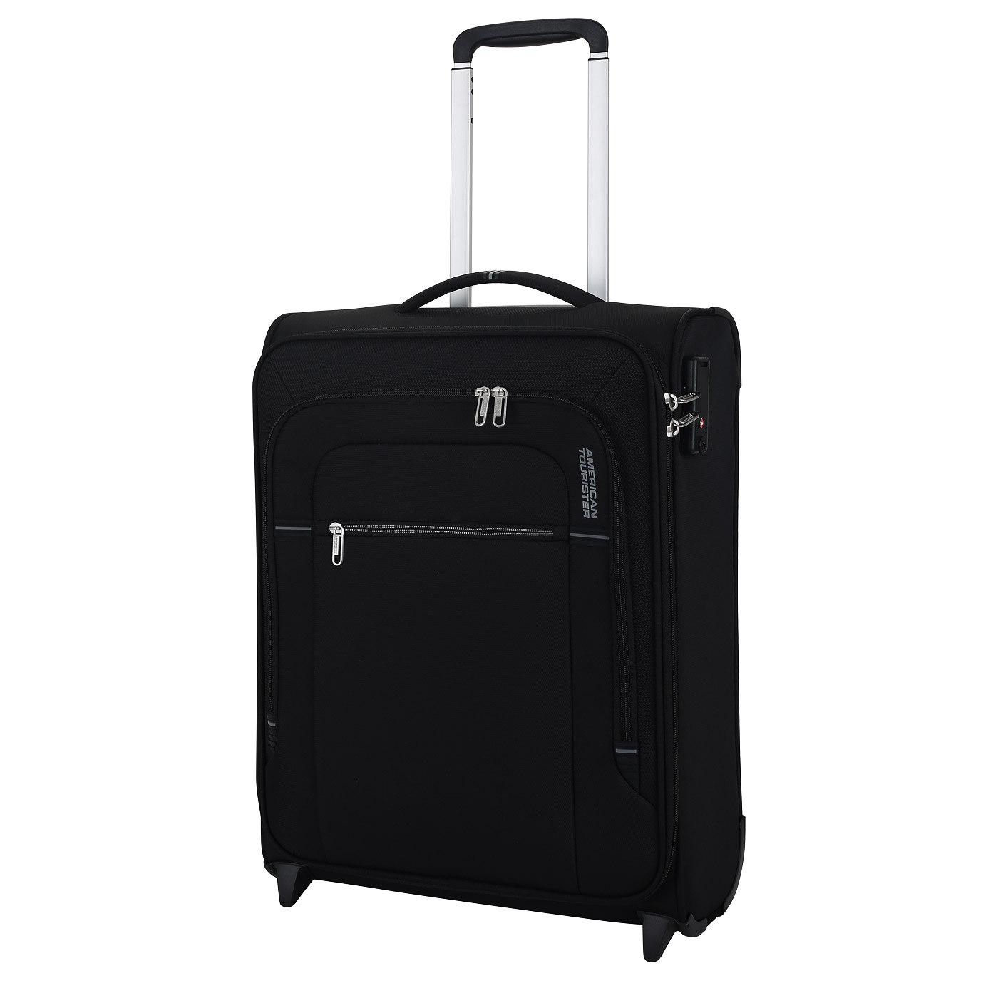 American Tourister Чемодан для ручной клади тканевый с кодовым замком