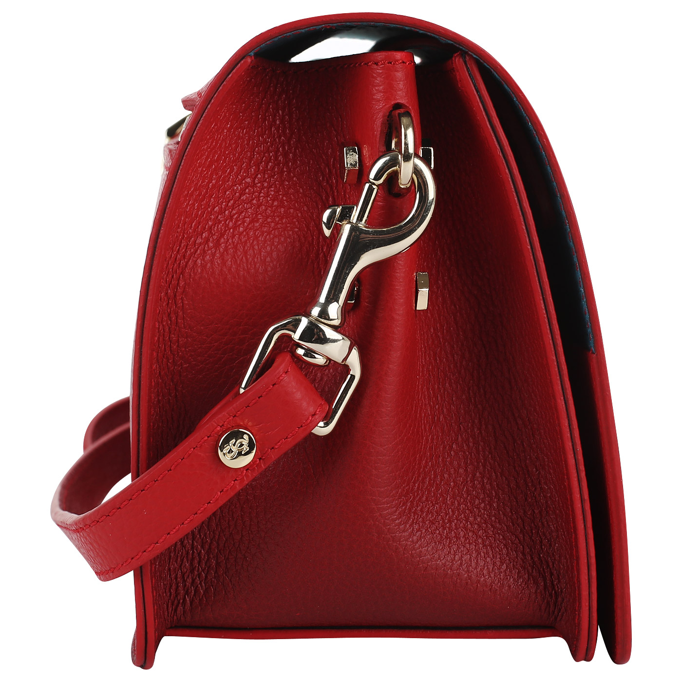 Красная сумка через плечо Carlo Salvatelli Gemma