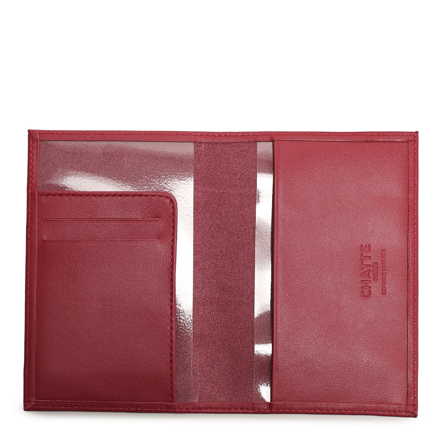 Кожаная обложка для паспорта Chatte Lion