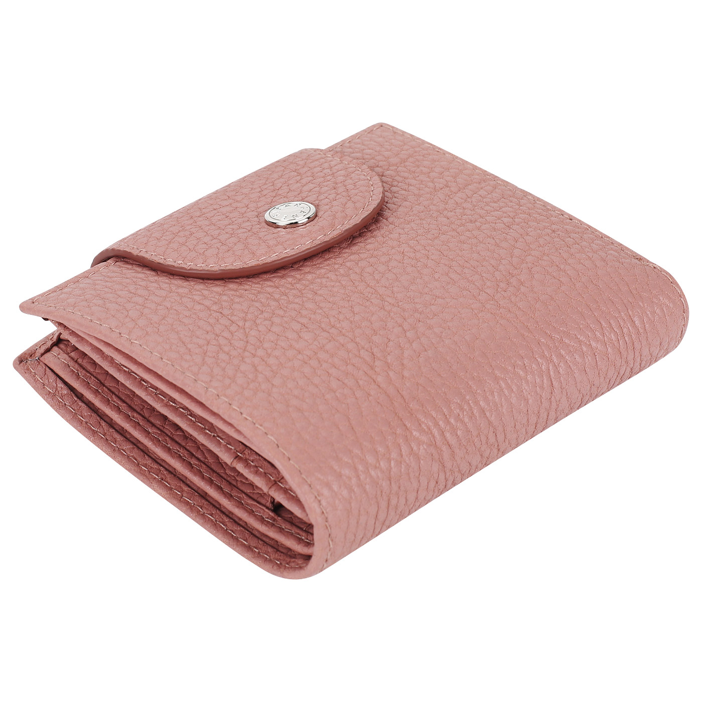 Коралловый кожаный кошелек Neri Karra 