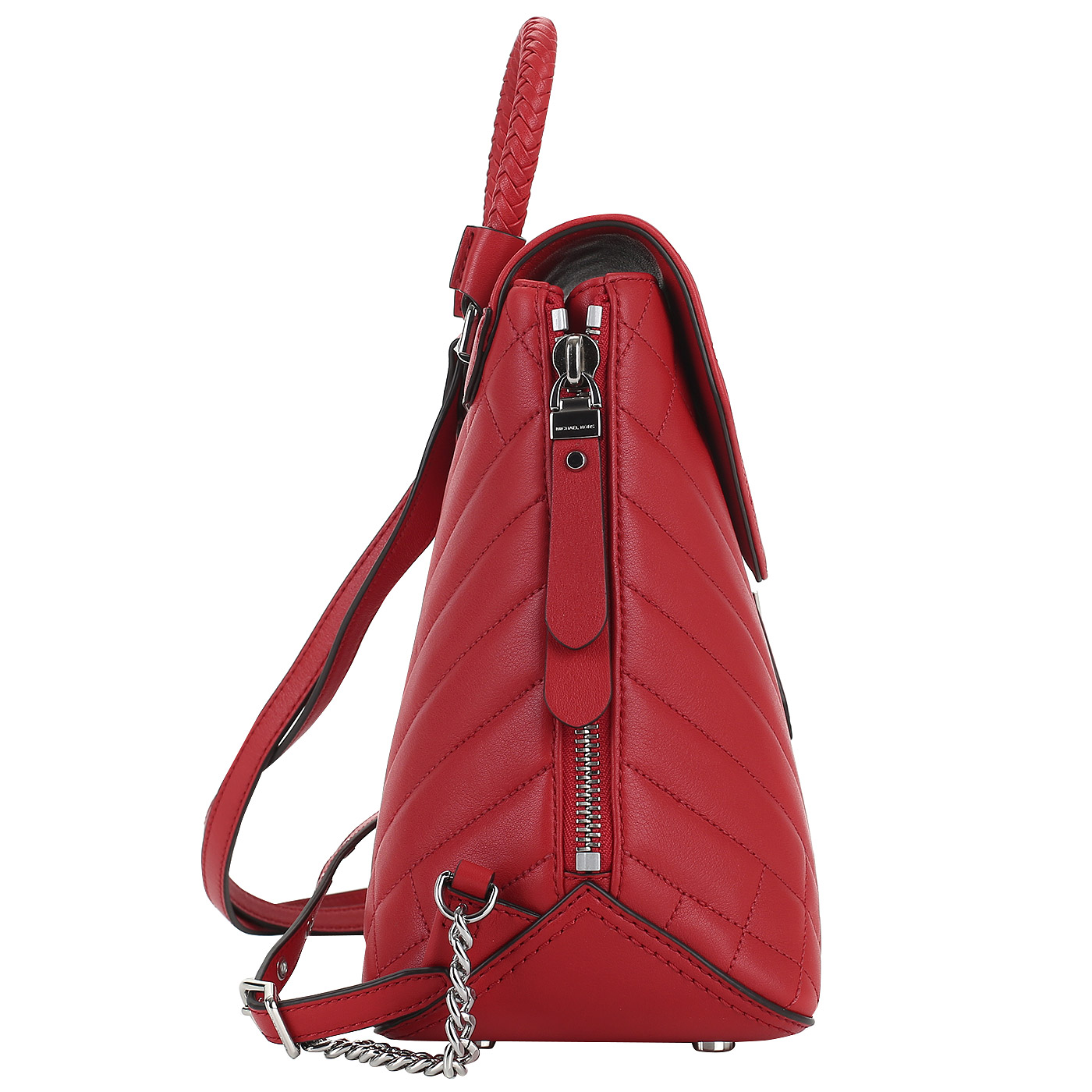 Красный кожаный рюкзак Michael Kors Blakely