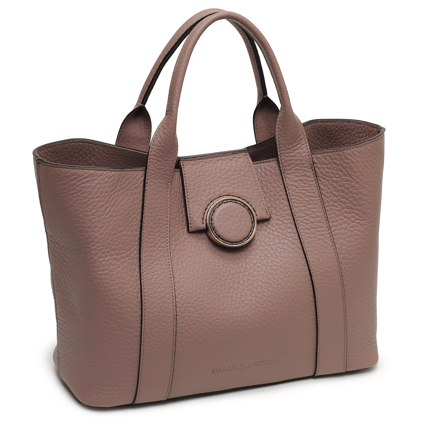 Кожаная сумка Carlo Salvatelli Double