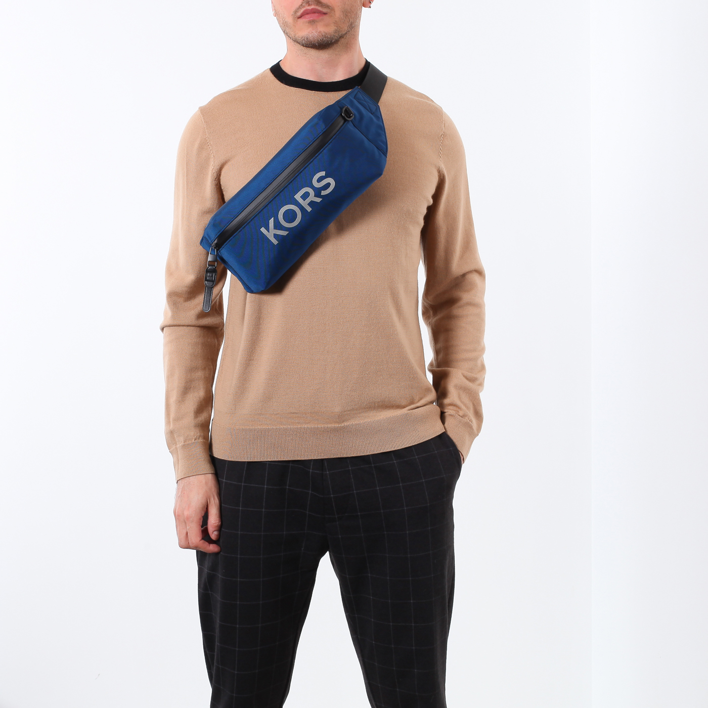 Текстильная сумка на пояс Michael Kors Men Kors Tech