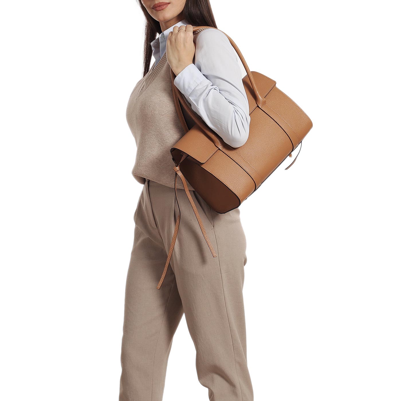 Кожаная сумка Chatte Marseille