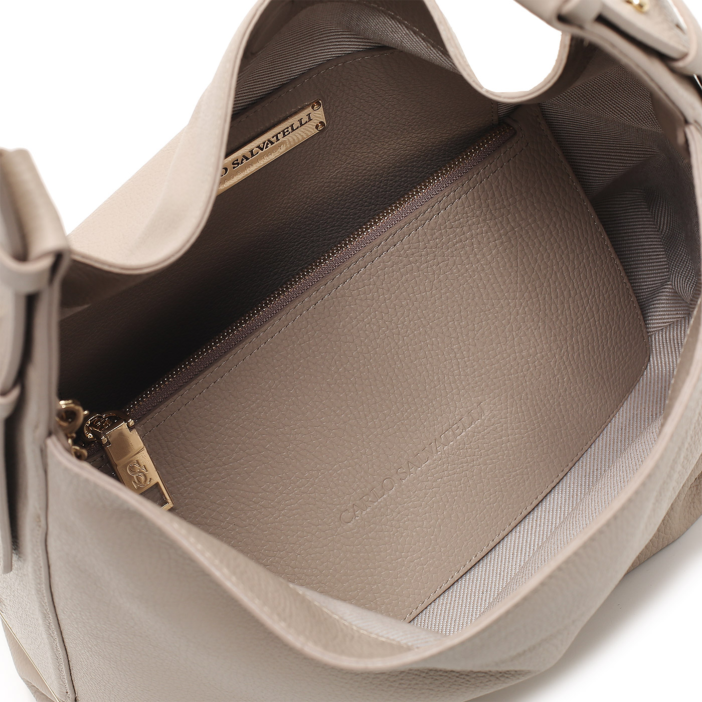 Кожаная сумка Carlo Salvatelli Violetta gemma