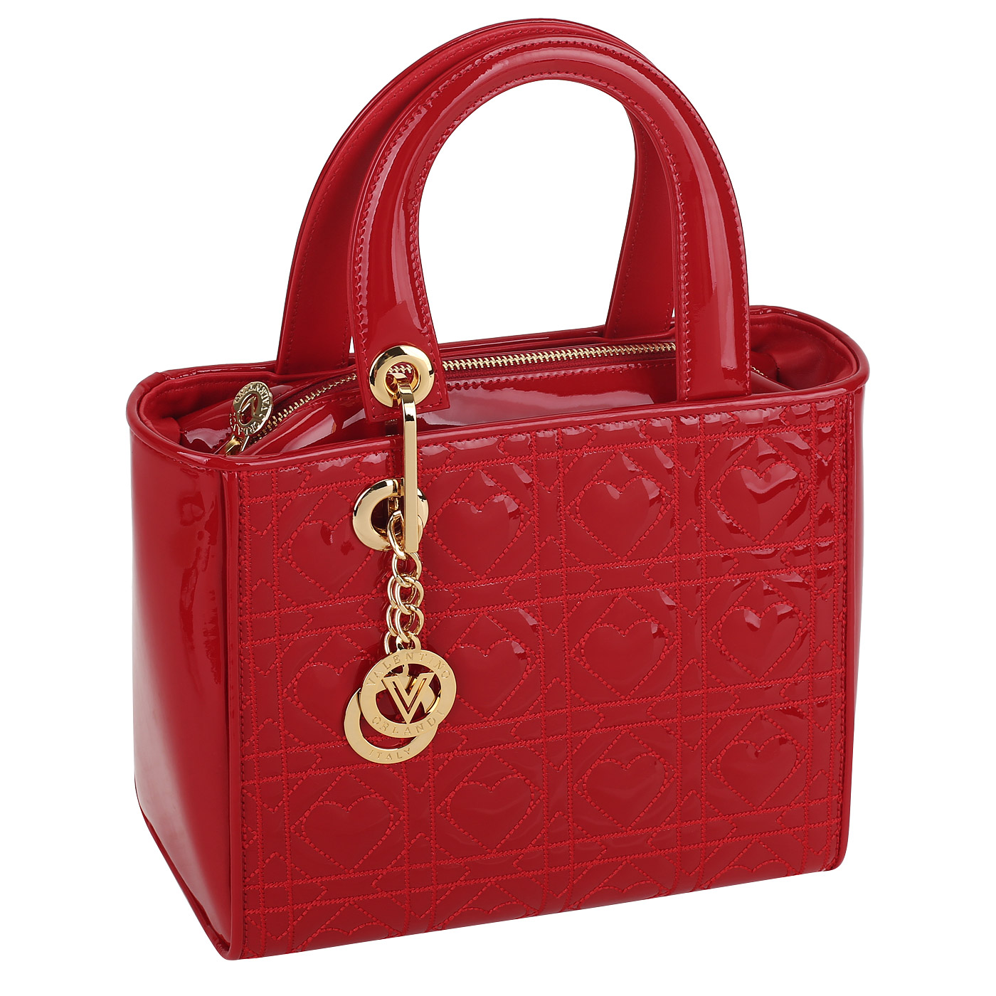 Кожаная сумка Valentino Orlandi Renne Shine