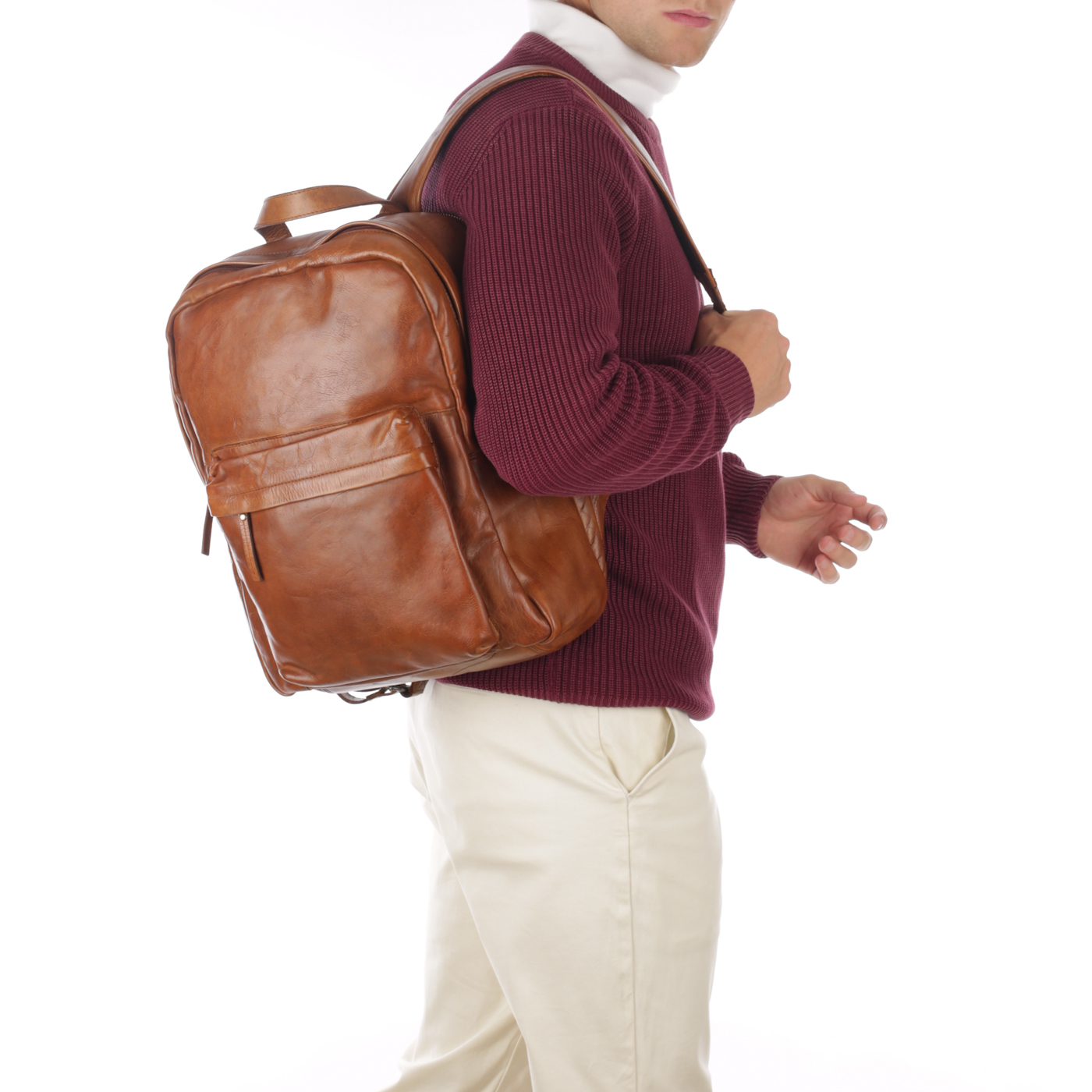 Кожаный рюкзак Dr. Koffer 