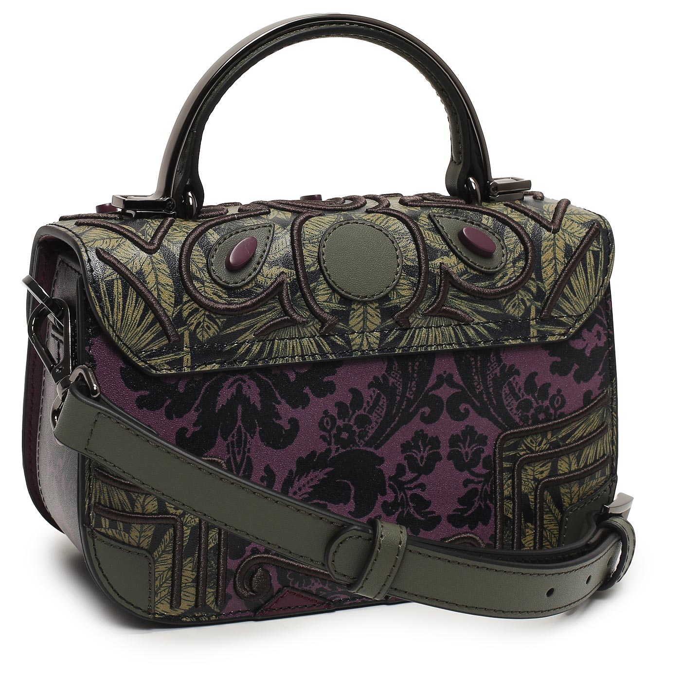 Кожаная сумка с вышивкой Cromia It Zeia