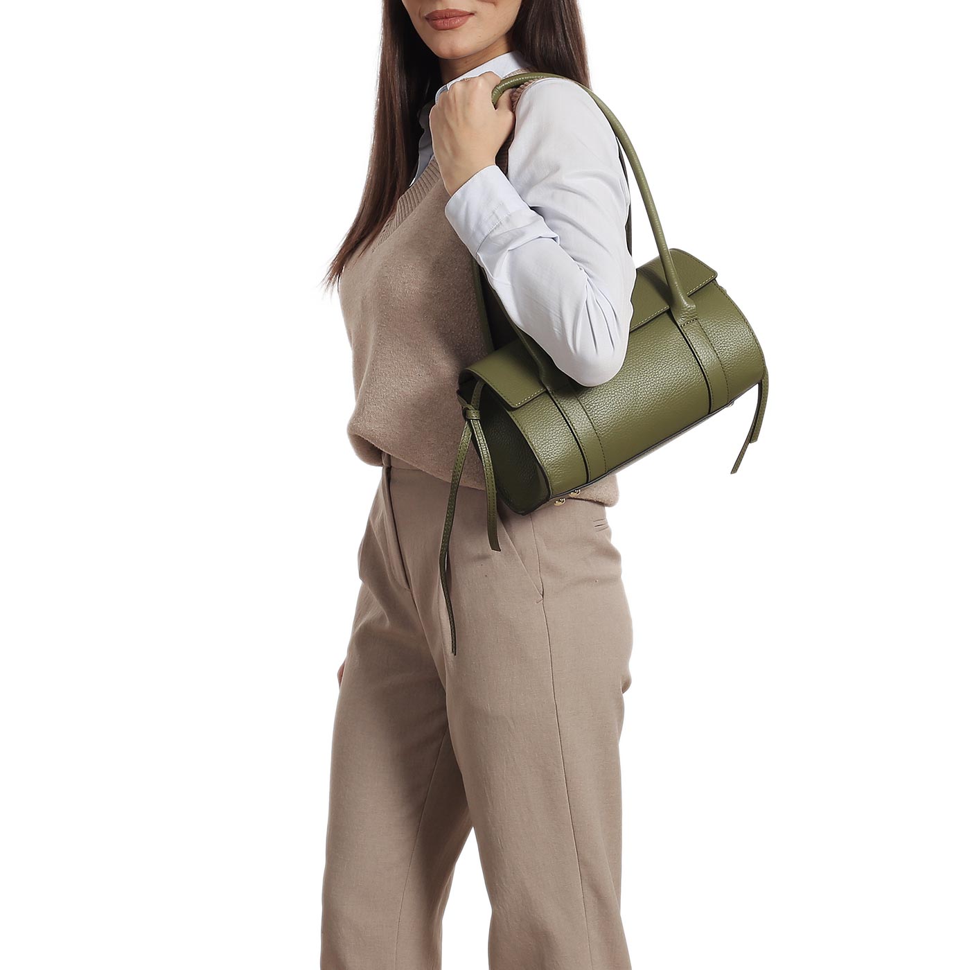 Кожаная сумка Chatte Marseille