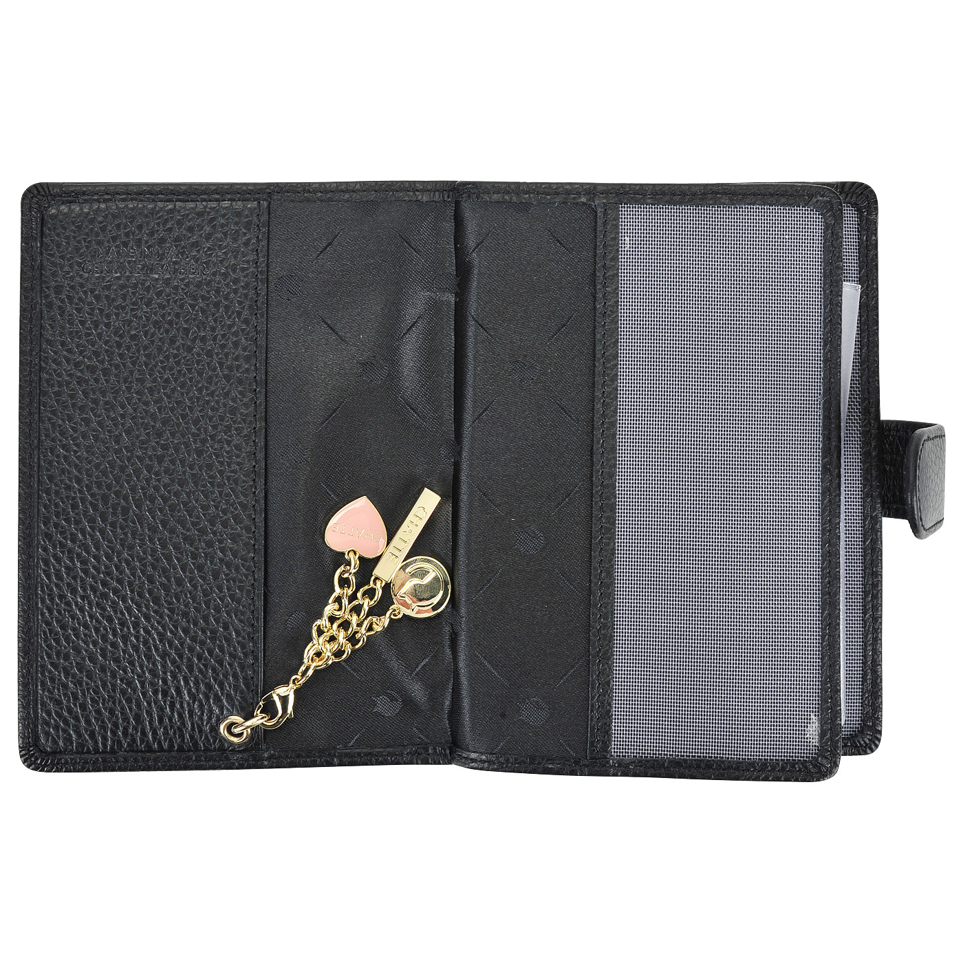 Кожаная обложка для паспорта и автодокументов Chatte Amelie