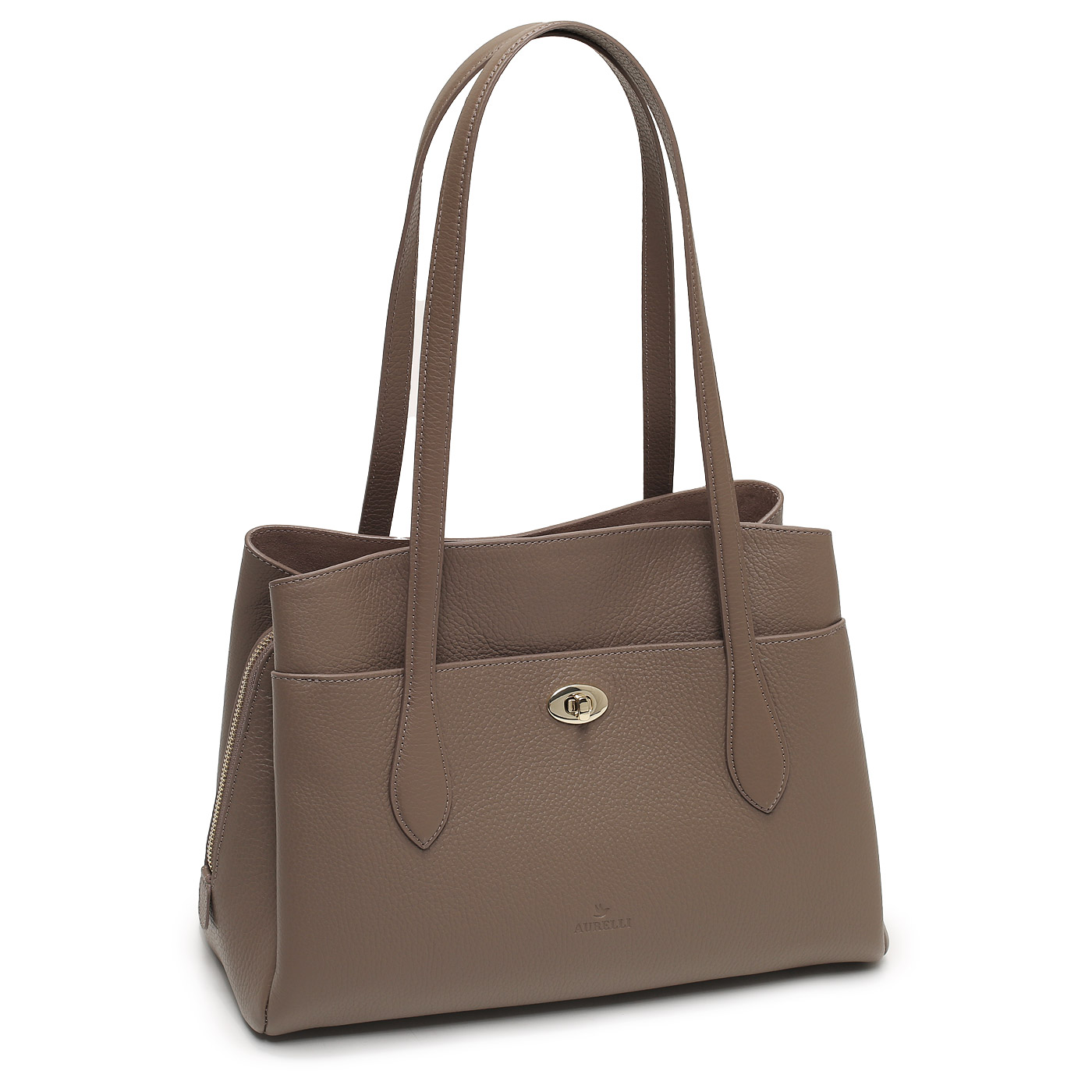 Кожаная сумка Aurelli Soft