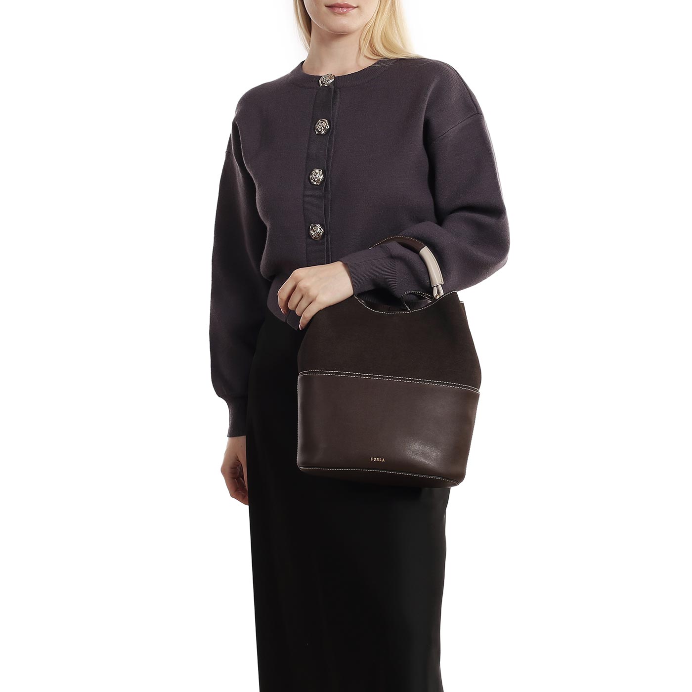 Кожаная сумка Furla Sfera