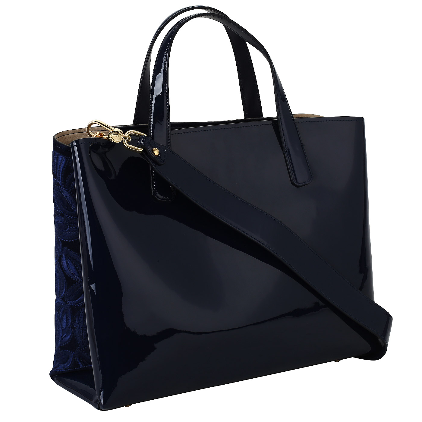 Комбинированная сумка с вышивкой Valentino Orlandi Juliet