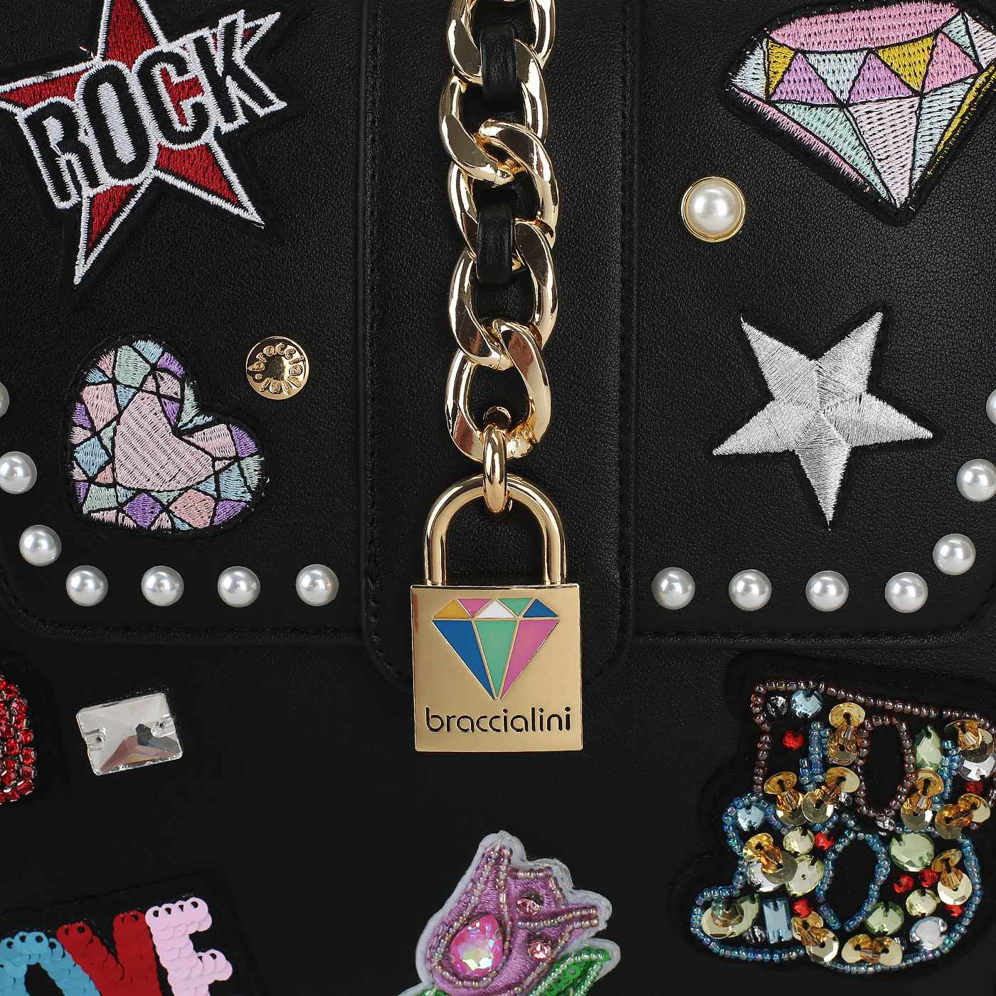 Сумка с ручкой Braccialini Rock