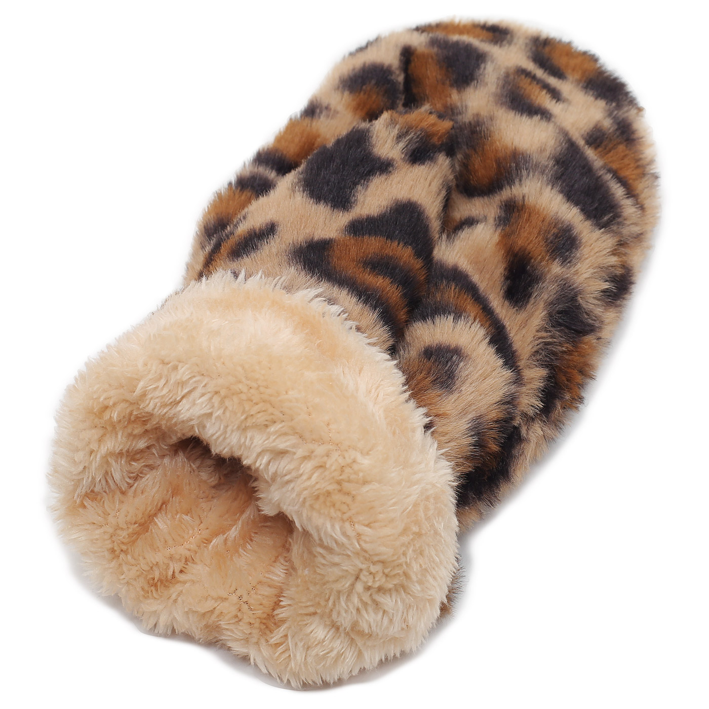 Варежки безразмерные леопардовые Russian Look 