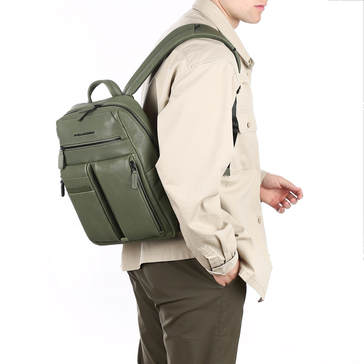 Кожаный рюкзак Piquadro Paavo