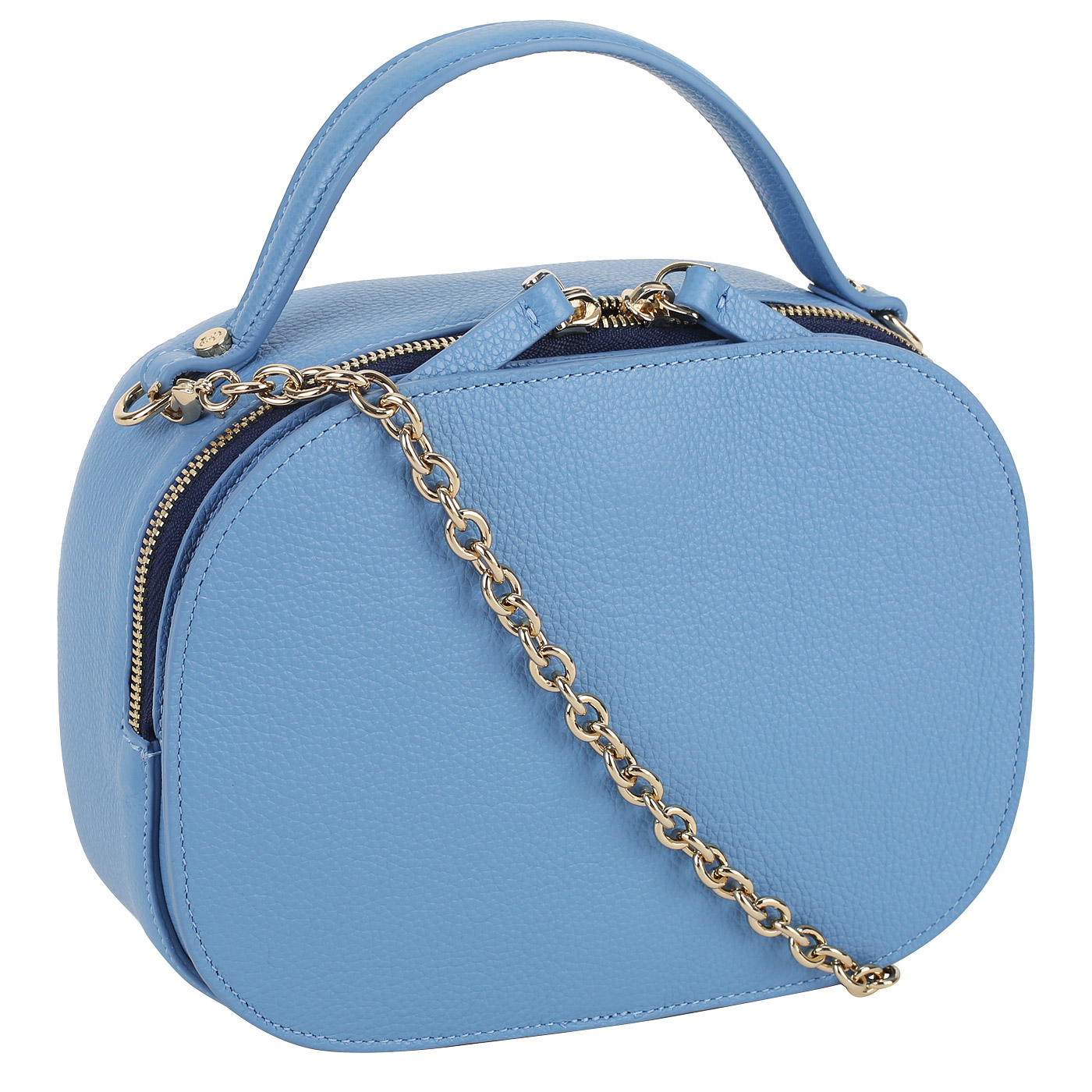 Кожаная сумка с цепочкой Carlo Salvatelli Dora gemma